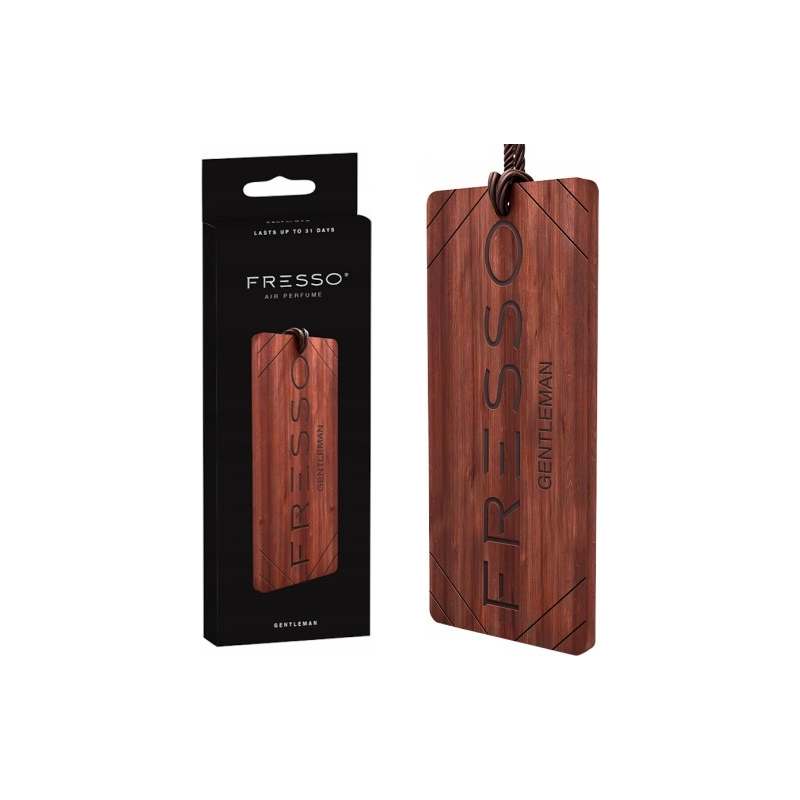 Fresso Colgante de Madera Perfume coche Gentleman