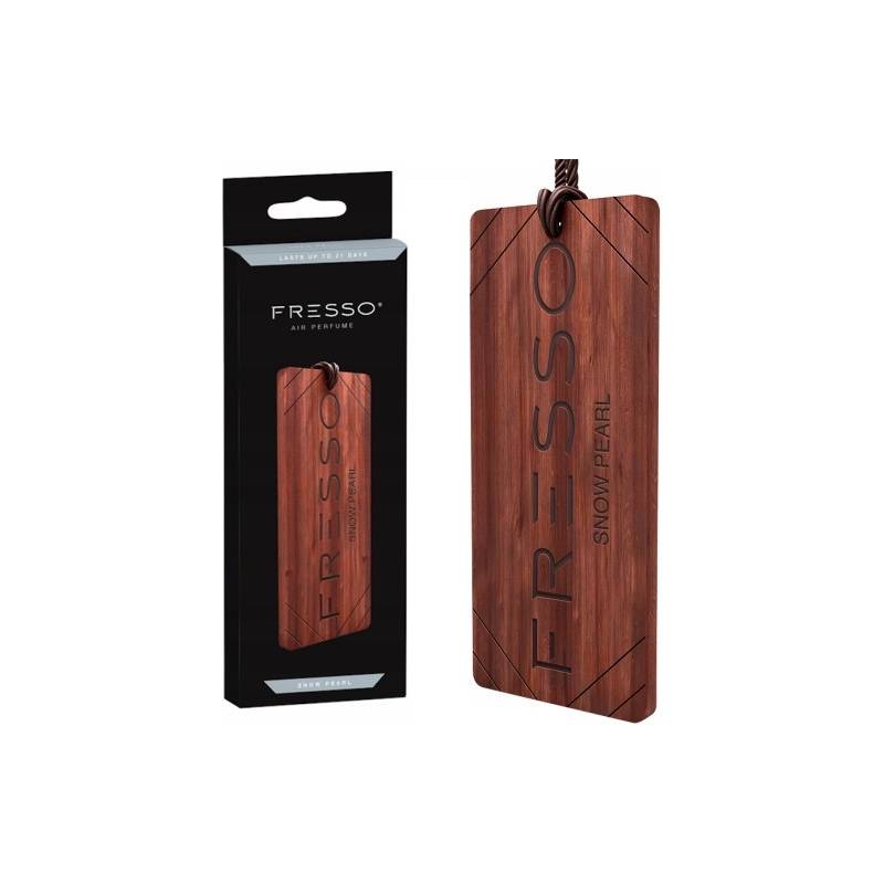 Fresso Colgante de Madera Perfume coche Snow Pearl