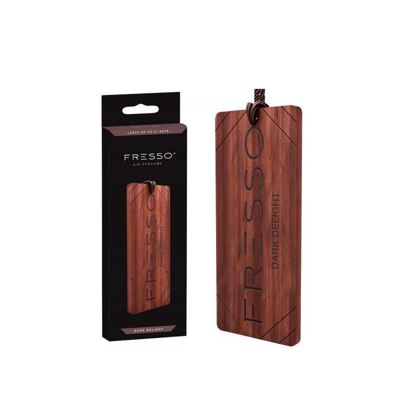 Fresso Wooden Pendant Car Perfume Dark Delight