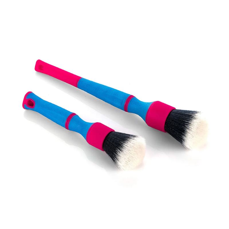 Detail Factory Tri-Grip Set Detailing Brushes - Pink and Blue
