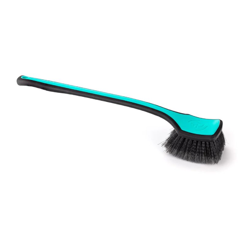 Detail Factory Progrip Fender Cleaning Brush - Aqua and Black