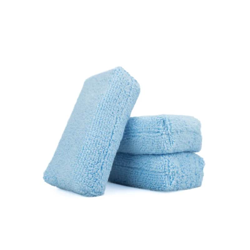Aplicador microfibra The Rag Company Terry Detailing Sponge.- Blue