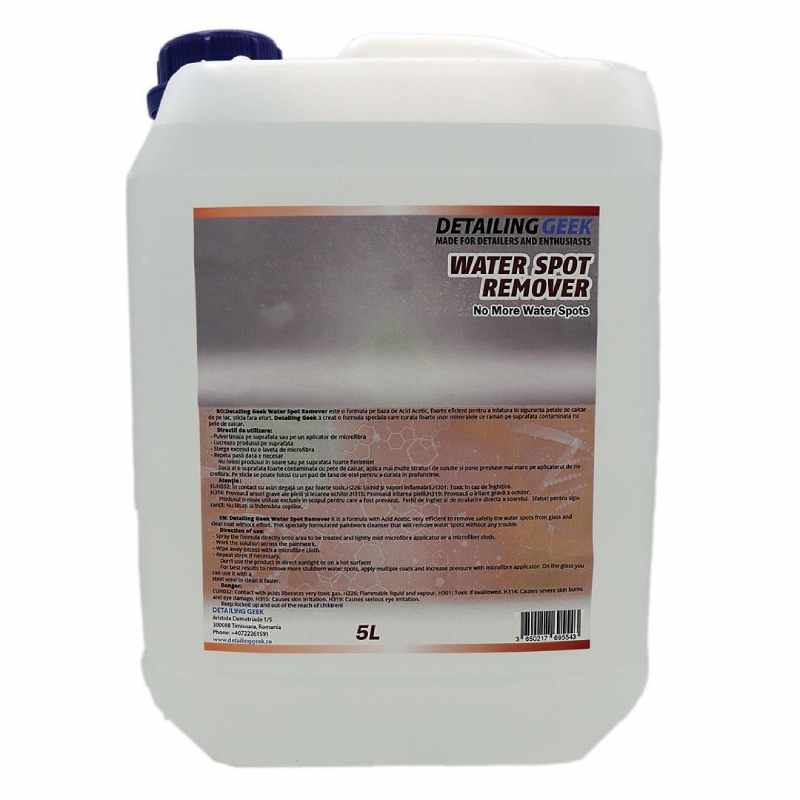 Eliminador marcas de cal.- Detailing Geek Water Spot Remover 5L