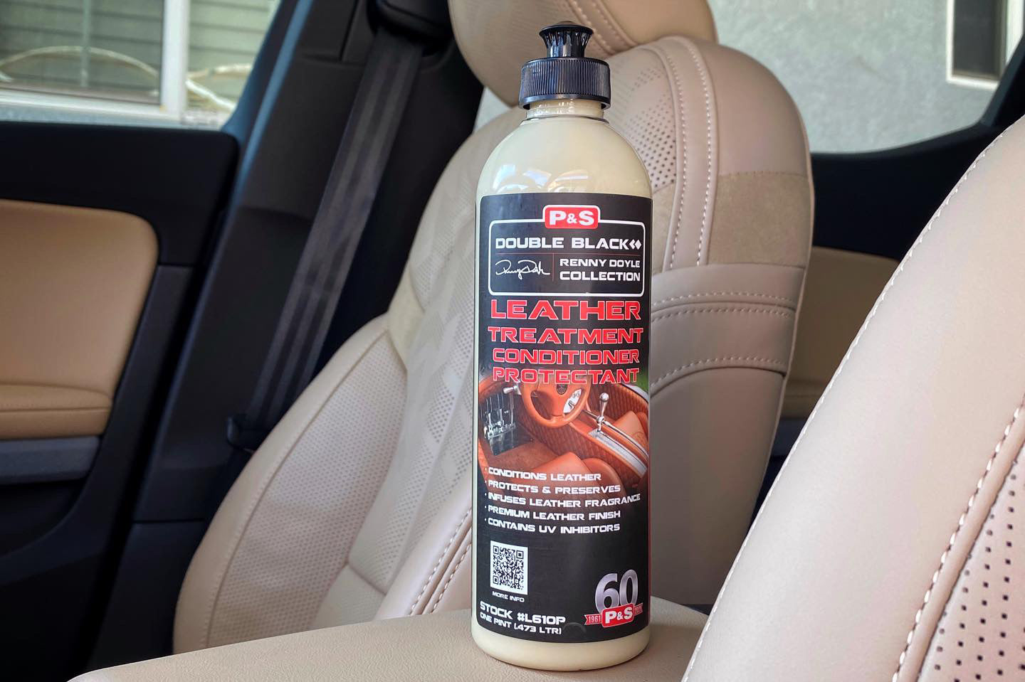 Limpiador y protector para cuero - P&S Leather Treatment 473 ml.