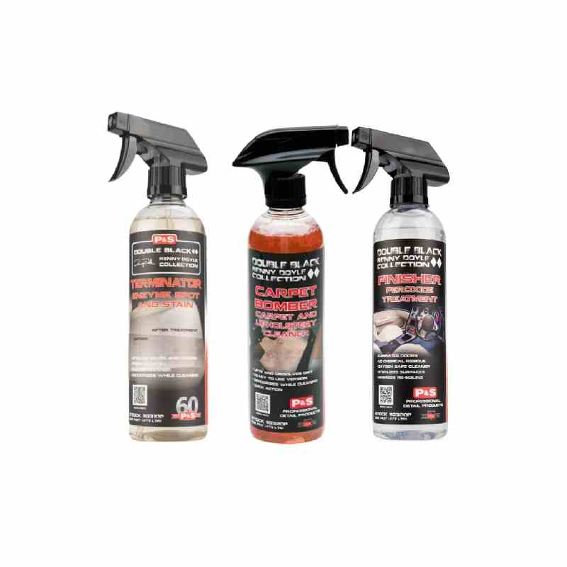 P&amp;S Interior Cleaning KIT.- Carpet Bomber, Terminator, Finisher.