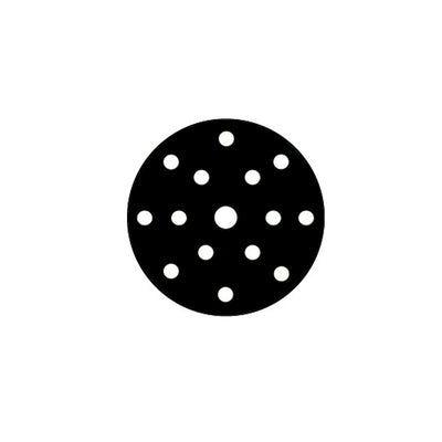 Rupes 150mm Multi-Hole M8 Velcro Sanding Pad - Hard - H 12mm