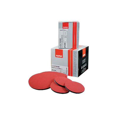 Rupes Abrasive Foam 125 mm. X-Cut. Pack of 20 discs.